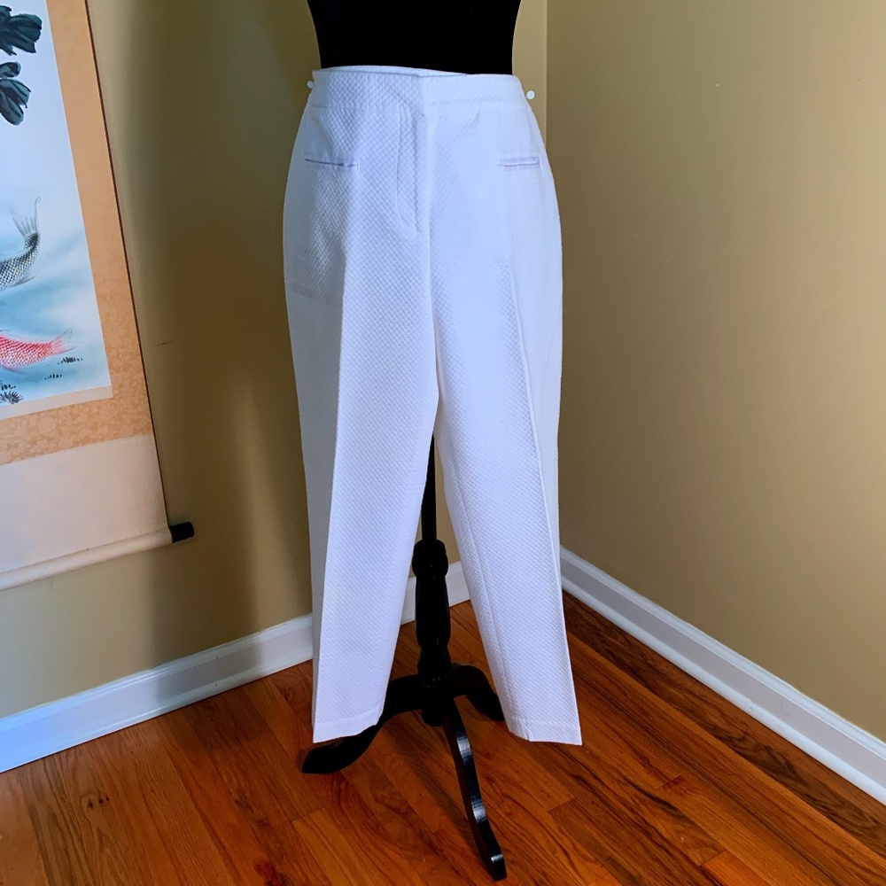 J. McLaughlin white cotton pants